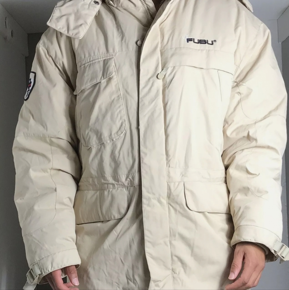 Men’s fubu Heavy Winter Jacket Fubu  the Collection Coat Size XL